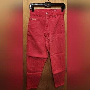 Women's Red Jeans